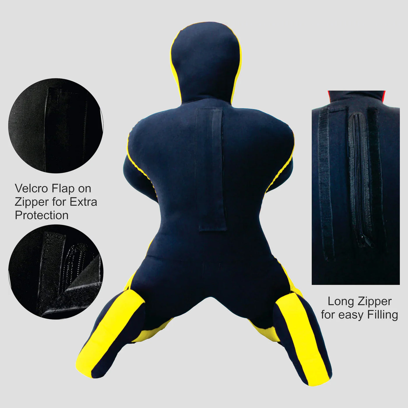DAAN MMA Premium Flexi Yellow Canvas Grappling Dummy