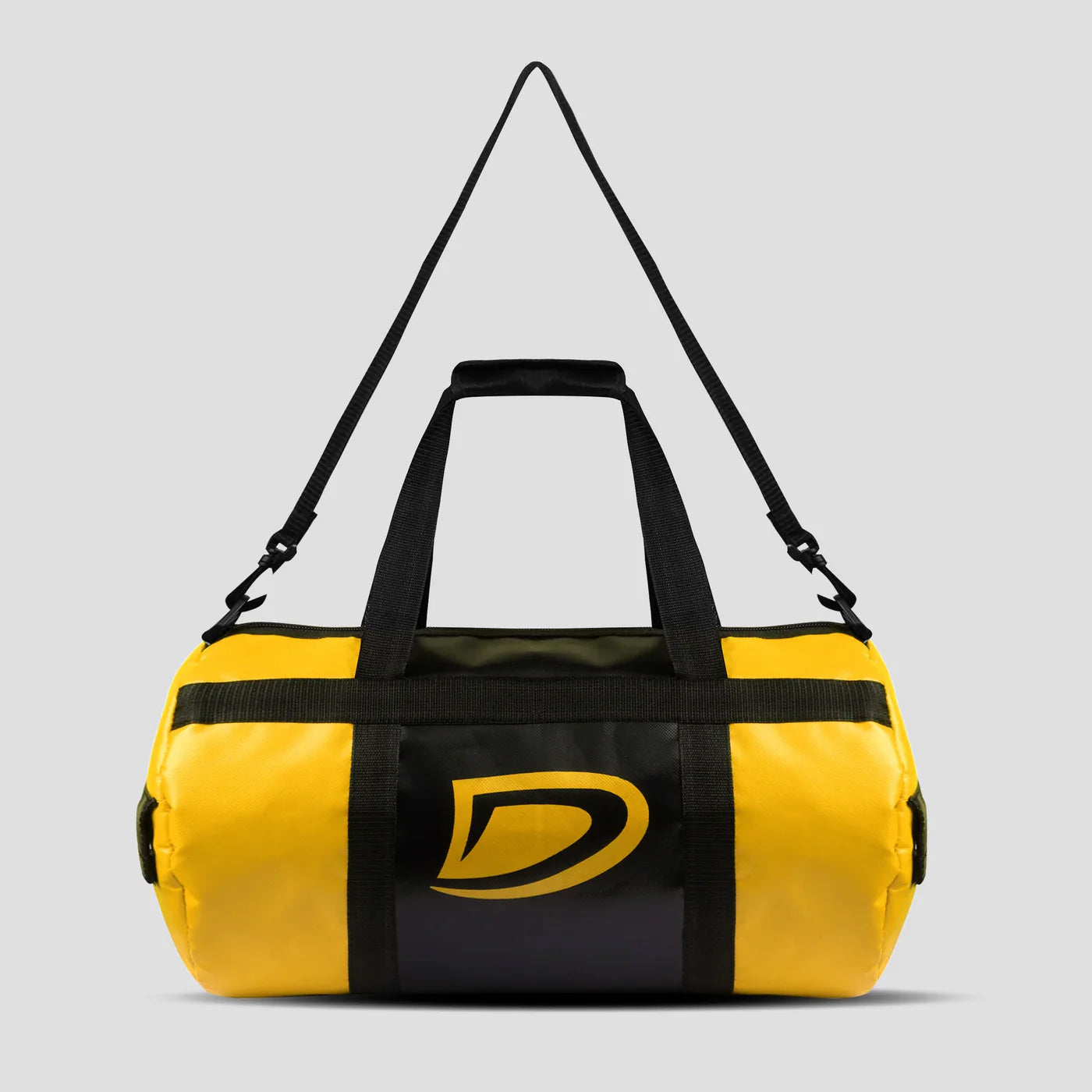 Vinyl Duffel Bag for Gym & Travel - Yellow