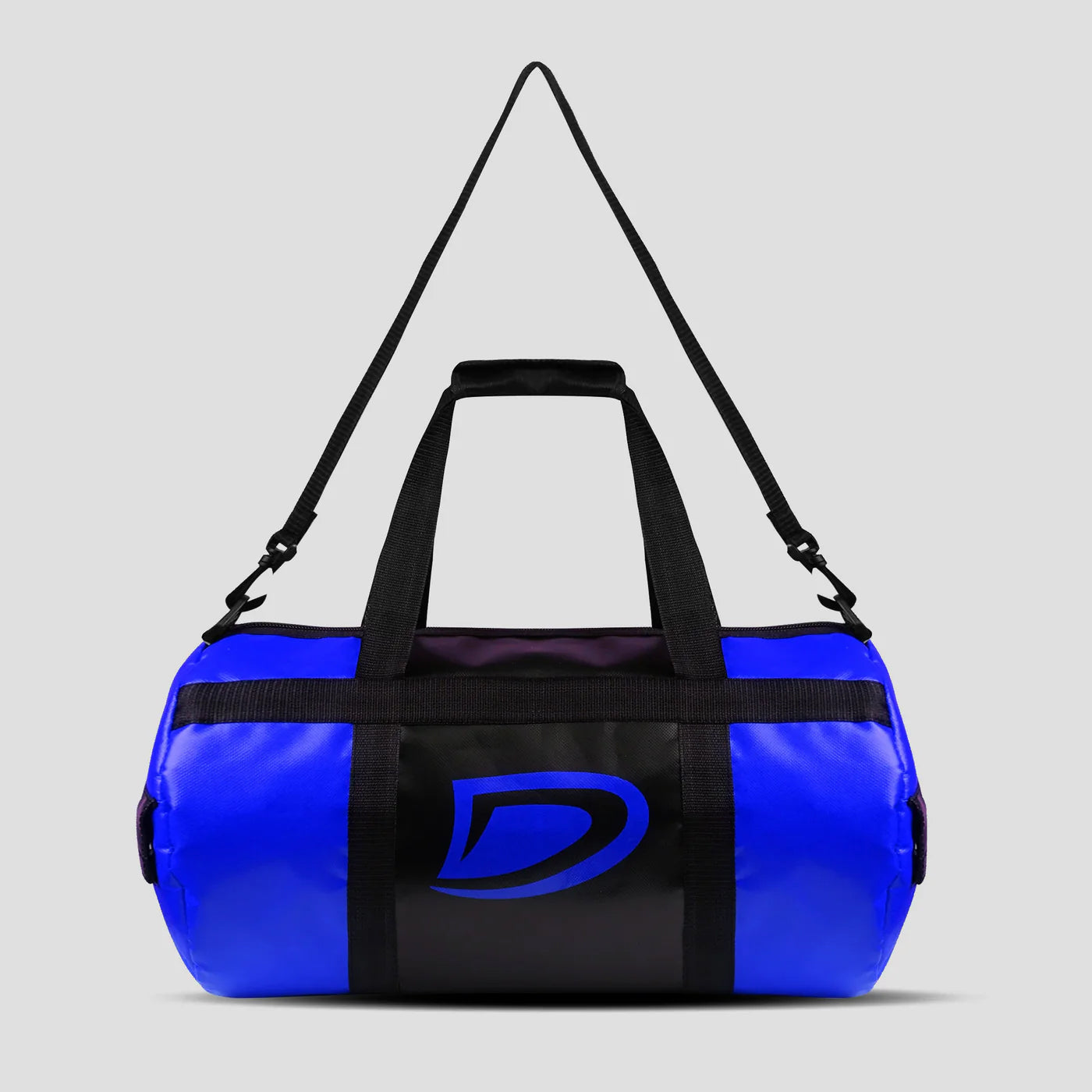 Vinyl Duffel Bag for Gym & Travel - Blue