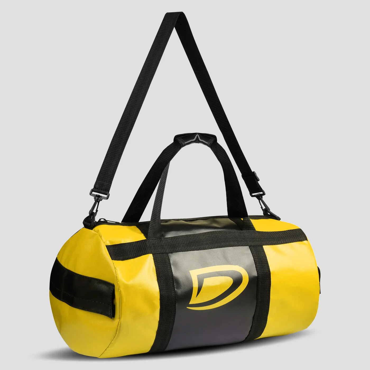 Vinyl Duffel Bag for Gym & Travel - Yellow