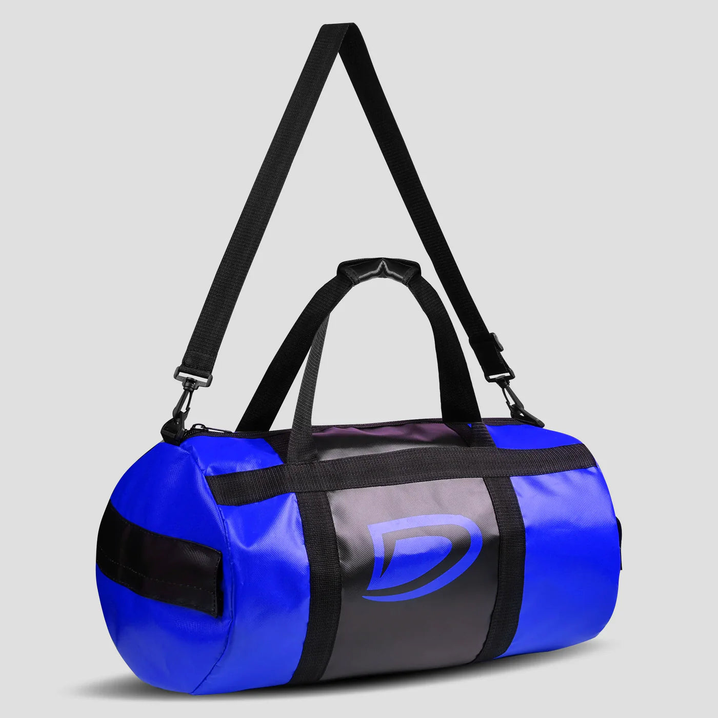Vinyl Duffel Bag for Gym & Travel - Blue