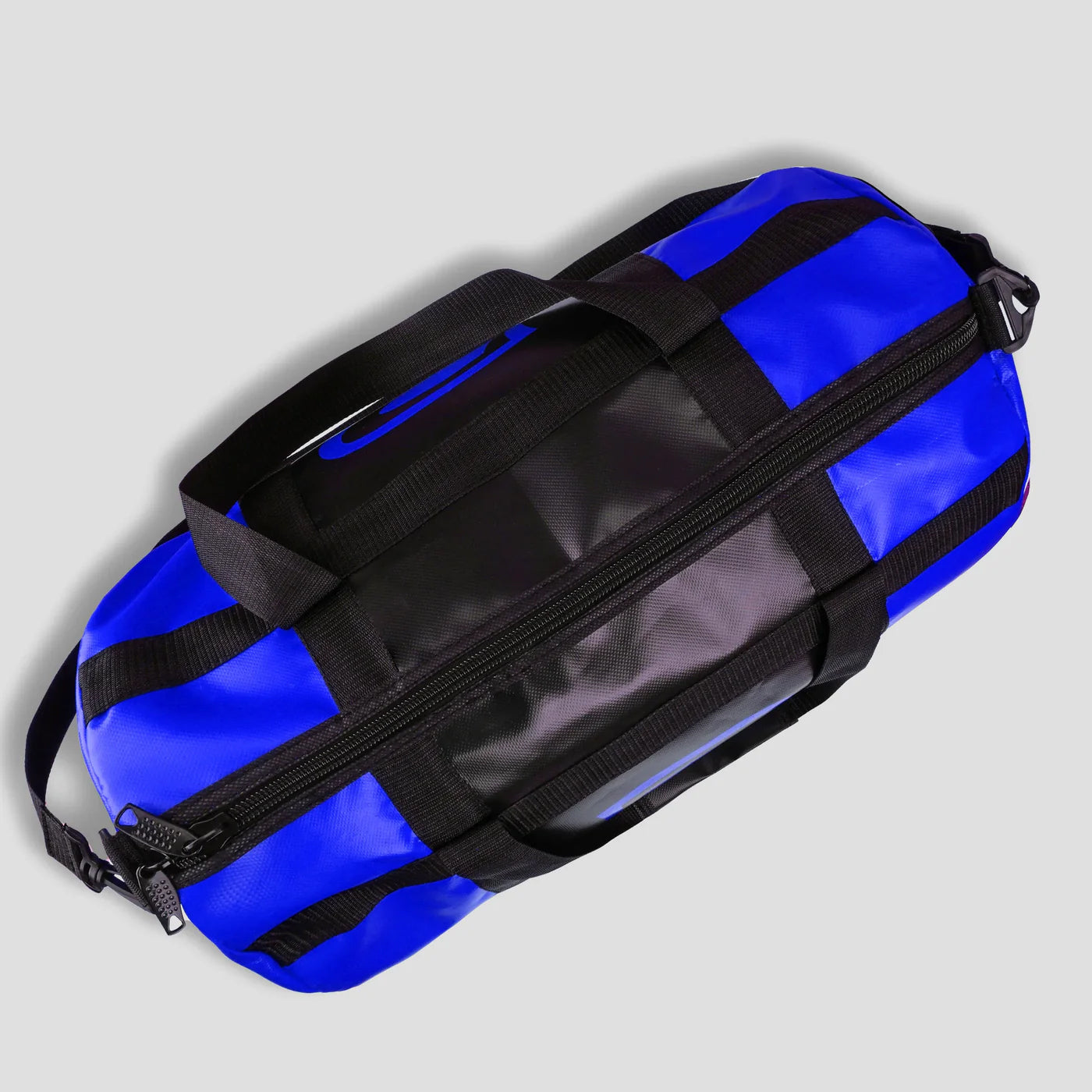 Vinyl Duffel Bag for Gym & Travel - Blue