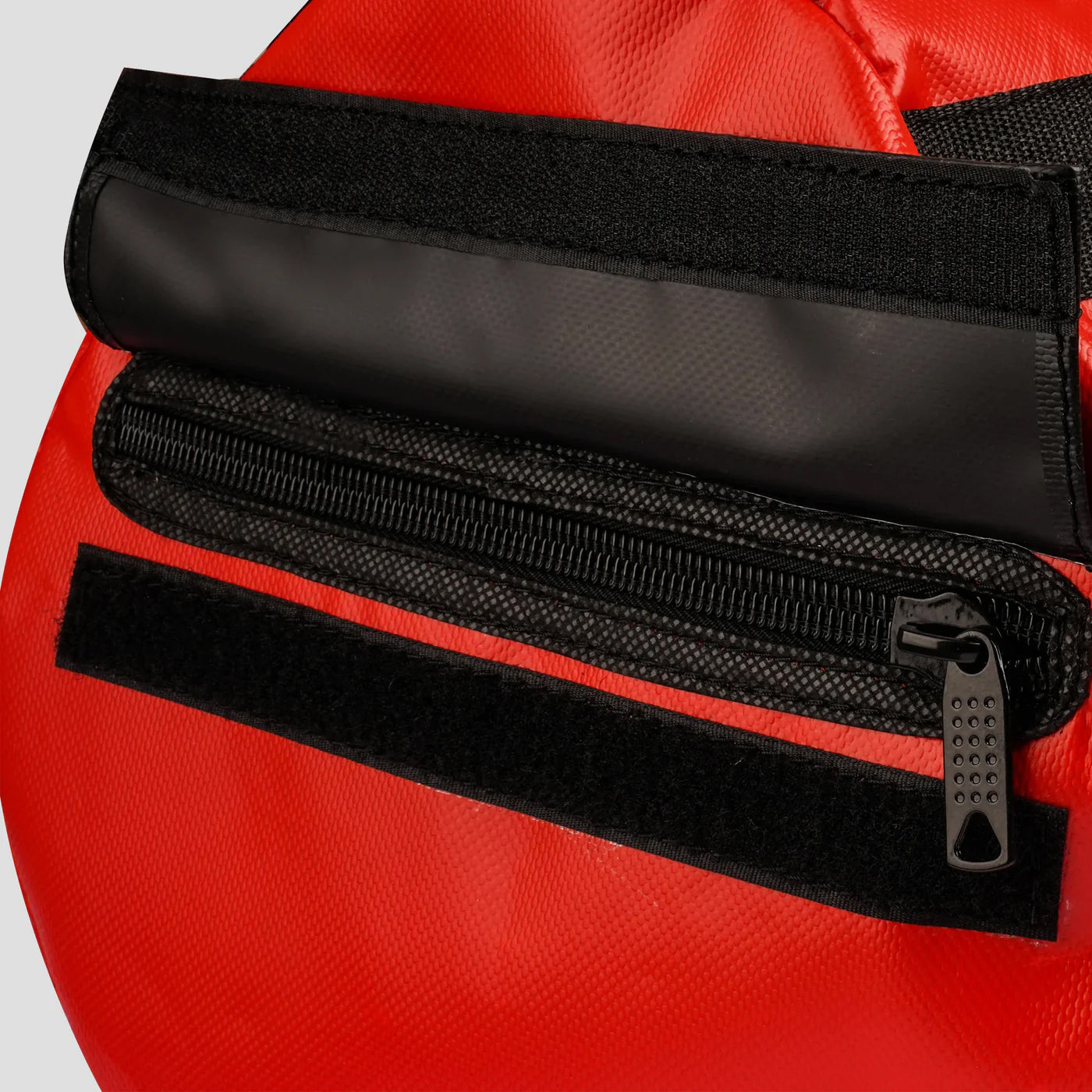 Vinyl Duffel Bag for Gym & Travel - Red