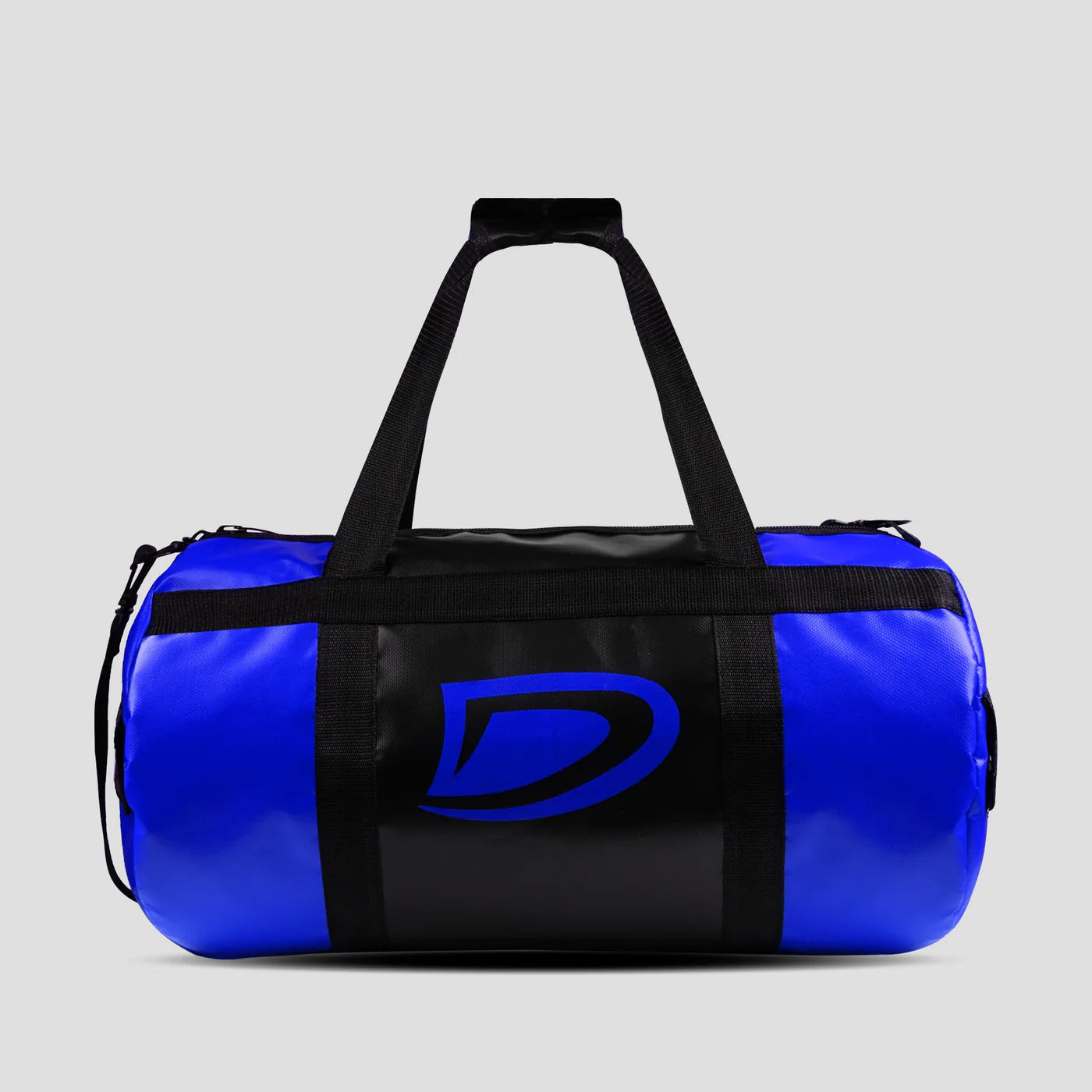 Vinyl Duffel Bag for Gym & Travel - Blue