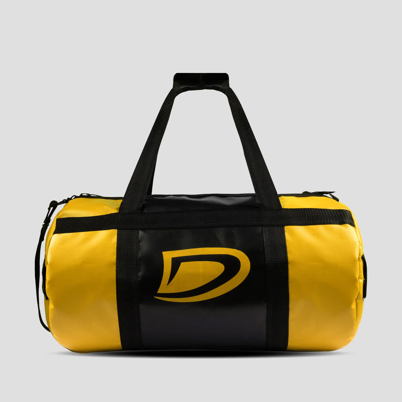 Vinyl Duffel Bag for Gym & Travel - Yellow