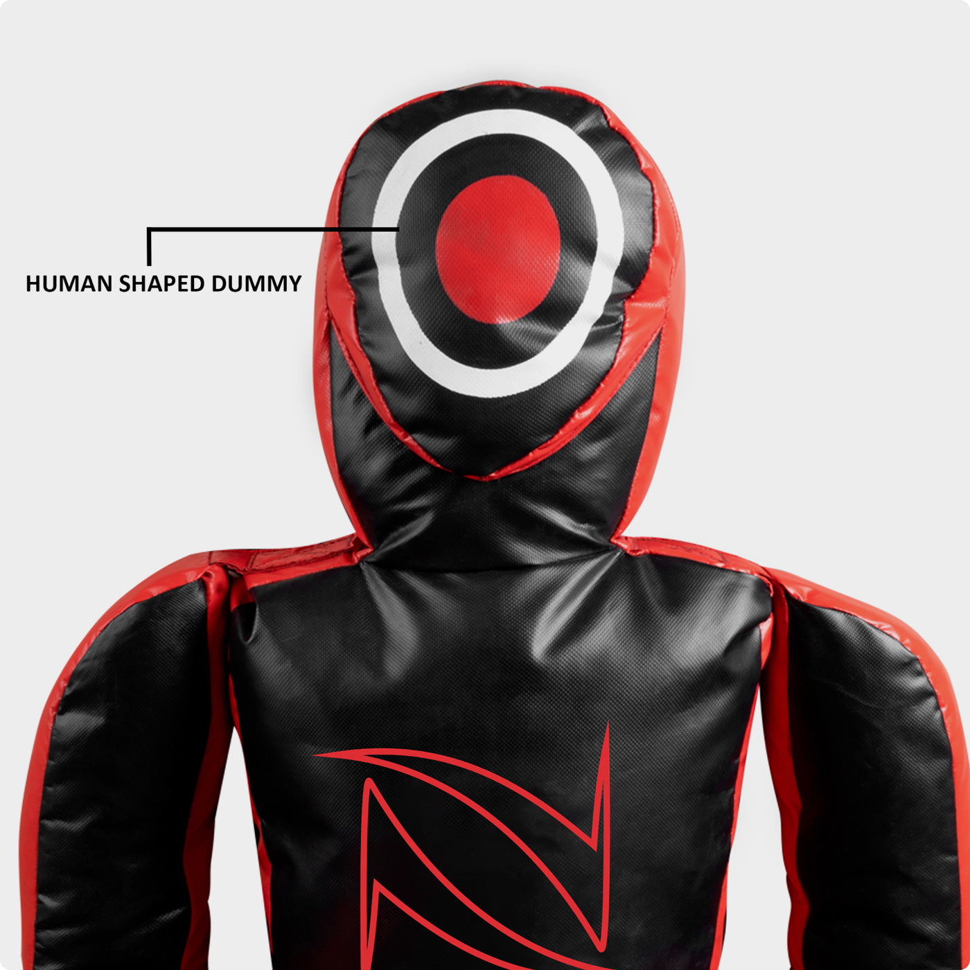 Spidy Pro Premium Red Vinyl BJJ Grappling Dummy