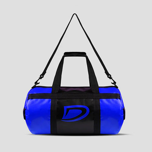 Vinyl Duffel Bag for Gym & Travel - Blue