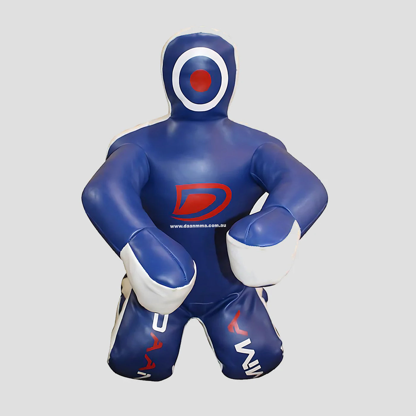 BJJ Leather GRAPPLING DUMMY – BLUE/WHITE