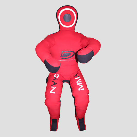 DAAN MMA Premium Flexi Red Canvas Grappling Dummy