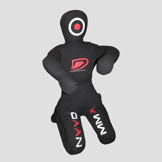 DAAN MMA Premium Flexi Black Canvas Grappling Dummy