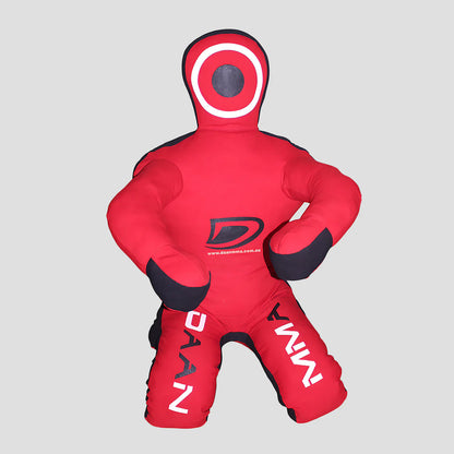 DAAN MMA Premium Flexi Red Canvas Grappling Dummy
