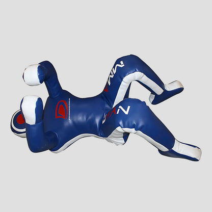 BJJ Leather GRAPPLING DUMMY – BLUE/WHITE