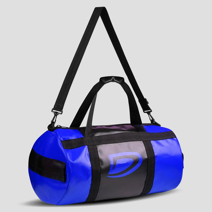 Vinyl Duffel Bag for Gym & Travel - Blue